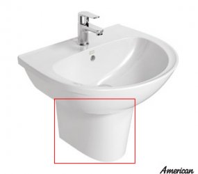 Chân Lavabo Treo Tường American Standard 0712-WT